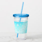 Verre En Acrylique Motif Crystal Snowflakes (Dos)