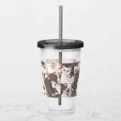 Verre En Acrylique Motif de chats blancs et gris (Droite)