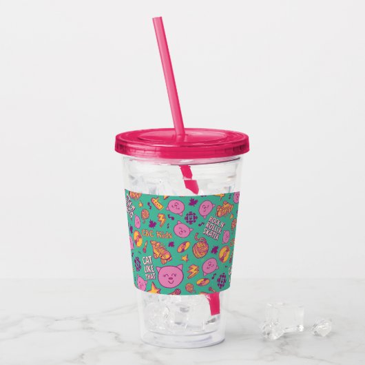 Verre En Acrylique Motif de coton (Devant glace)
