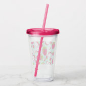 Verre En Acrylique Motif de fruits dragon (Dos)