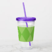 Verre En Acrylique Motif de harlequin (Gauche)