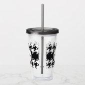 Verre En Acrylique Motif Houndstooth (Droite)