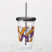 Verre En Acrylique Motif migre Halloween Ghost violet (Droite)