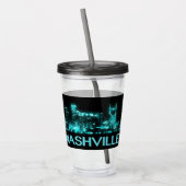 Verre En Acrylique Nashville Skyline (Gauche)