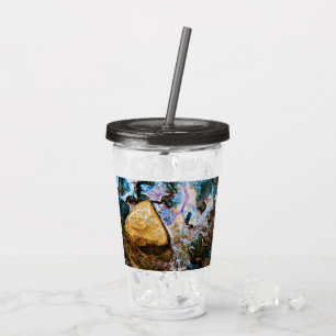 Verre En Acrylique nature abstraite eau morte