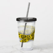 Verre En Acrylique Ne pas rester à l'écart ne pas traverser la bande (Dos)