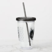 Verre En Acrylique Ne pas stresser le chat géométrique Meowt (Gauche)