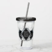 Verre En Acrylique Ne pas stresser le chat géométrique Meowt (Dos)