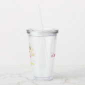 Verre En Acrylique Neon Bachelorette Final Fiesta Pool Party  (Gauche)