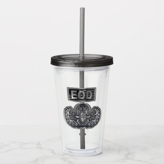 Verre En Acrylique Neutralisation d'engin explosif EOD (Devant)