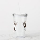 Verre En Acrylique New York City NYC Cookie noir et blanc (Gauche)