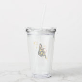 Verre En Acrylique Niffler Flottant Avec Or (Dos)