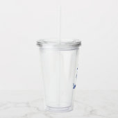 Verre En Acrylique Nom de l'Ancre nautique (Droite)