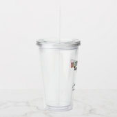 Verre En Acrylique Nom personnalisé Ultrasound Technologist Cadeaux (Droite)