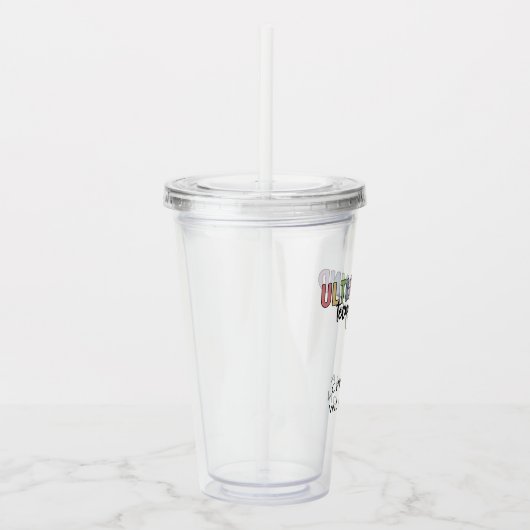 Verre En Acrylique Nom personnalisé Ultrasound Technologist Cadeaux (Droite)