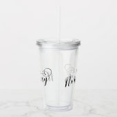 Verre En Acrylique Norwegian Flag Heart, Norvège (Droite)