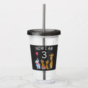 Verre En Acrylique Now I le 3e jour du Birthday