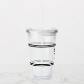 Verre En Acrylique Numéro de la variable de couleur modifiable (Droite)