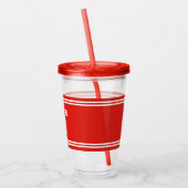 Verre En Acrylique Numéro de la variable de couleur modifiable (Gauche)