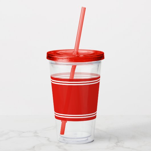 Verre En Acrylique Numéro de la variable de couleur modifiable (Dos)