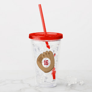 Verre En Acrylique Numéro de maillot gant de baseball