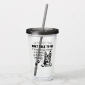 Verre En Acrylique Obtenez un indice, lisez le mystère de Dustin Stev (Dos)