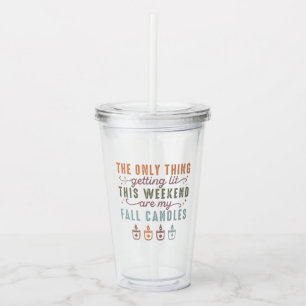 Verre En Acrylique Obtenir mes bougies automnales