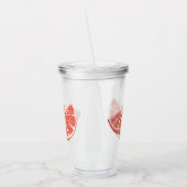 Verre En Acrylique Orange (Gauche)