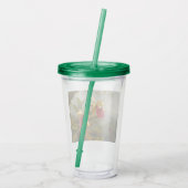 Verre En Acrylique Orchidées et colibri Heade (Dos)