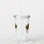 Verre En Acrylique Otter souriant mignon (Gauche)