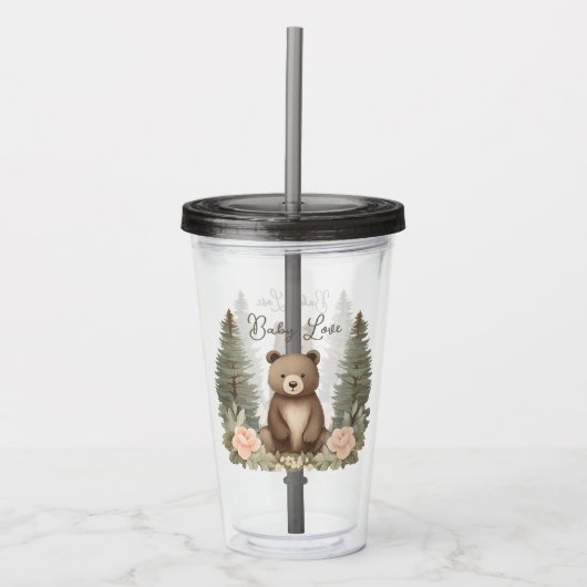 Verre En Acrylique Ours forestier (Devant)