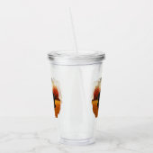 Verre En Acrylique Ours noir en forêt d'automne (Gauche)