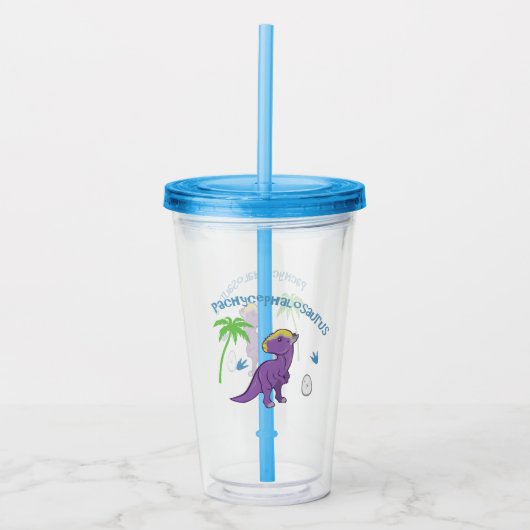 Verre En Acrylique Pachycéphalosaure mûre (Devant)