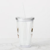 Verre En Acrylique Paire cardinale Audubon en amandiers sauvages (Gauche)