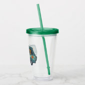 Verre En Acrylique Paisely Scooby-Doo conduisant la machine de (Gauche)