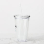 Verre En Acrylique Palm Tropical Feuille Mariage Bachlorette Party (Gauche)