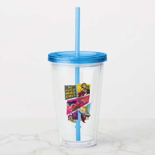 Verre En Acrylique Panneaux d'action pour filles Super Hero DC (Devant)