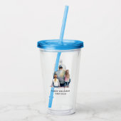 Verre En Acrylique Papa et filles personnalisées (9) (Dos)