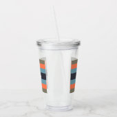 Verre En Acrylique Papa orange et bleu (Gauche)