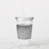 Verre En Acrylique Papillon à bijoux bleu (Gauche)