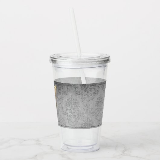 Verre En Acrylique Papillon à bijoux en or (Gauche)