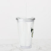 Verre En Acrylique Papillon blanc (Droite)