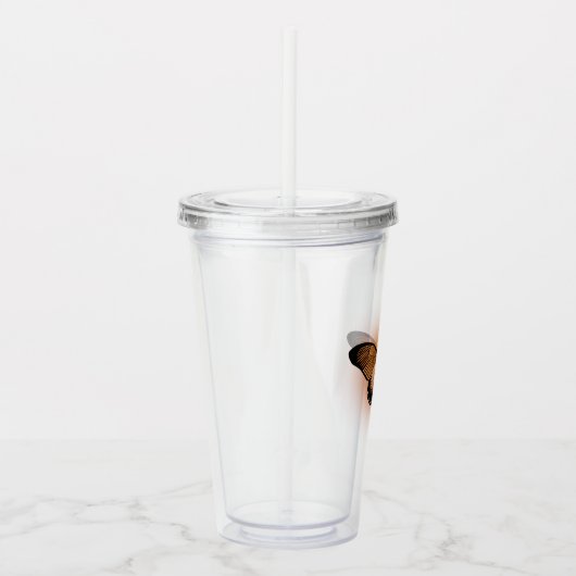 Verre En Acrylique Papillon Iridescente (Droite)