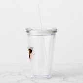 Verre En Acrylique Papillon Iridescente (Gauche)