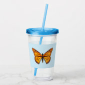 Verre En Acrylique Papillon Monarque (Dos)