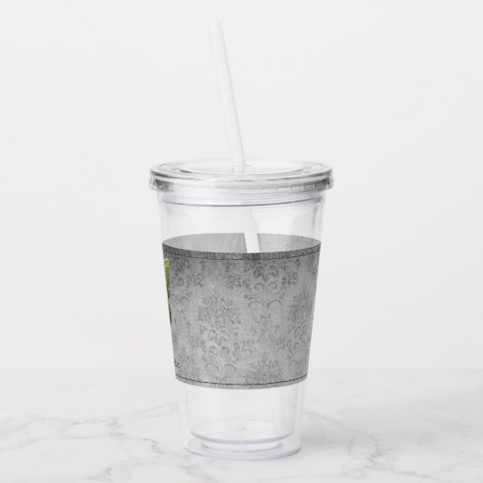 Verre En Acrylique Papillon vert bijoux (Gauche)