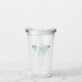 Verre En Acrylique Papillon vert iridescent (Dos)