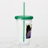 Verre En Acrylique Papillons rouges (Droite)