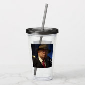 Verre En Acrylique Parrain de l'Amérique Don J. Trump (Dos)