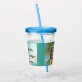 Verre En Acrylique Parti Tropical Tiki (Gauche)